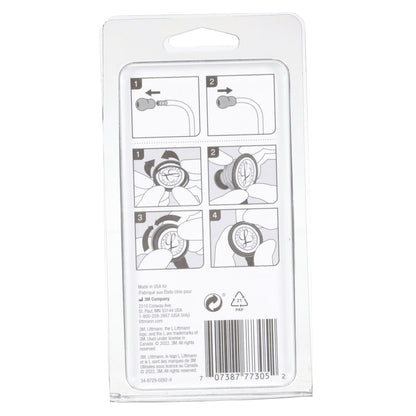 Gray 3M™ Littmann® Stethoscope Spare Parts Kit, Lightweight II S.E., Black