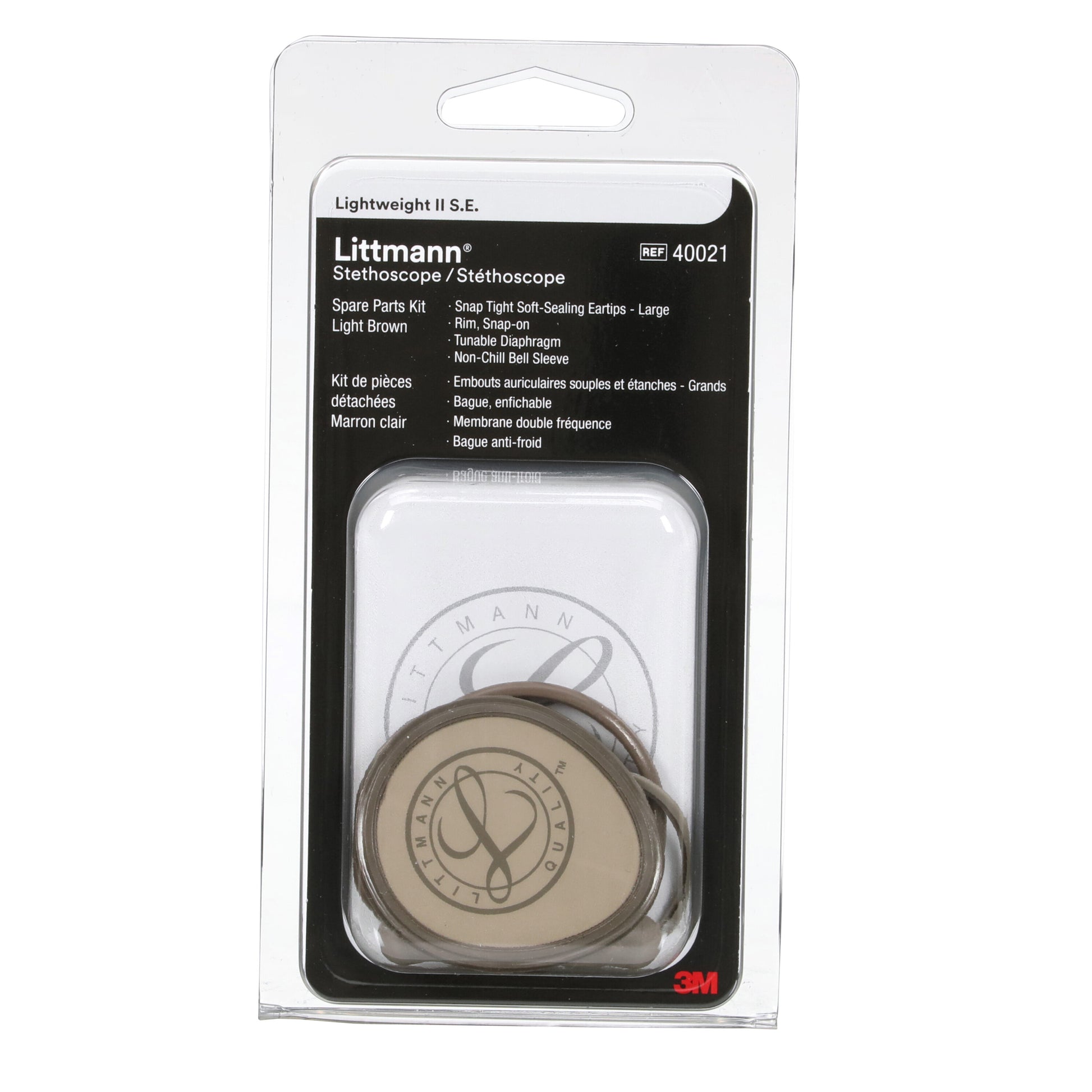 Slate Gray 3M Littmann Spare Parts Kit - Lightweight II S.E. Stethoscopes - Light Brown