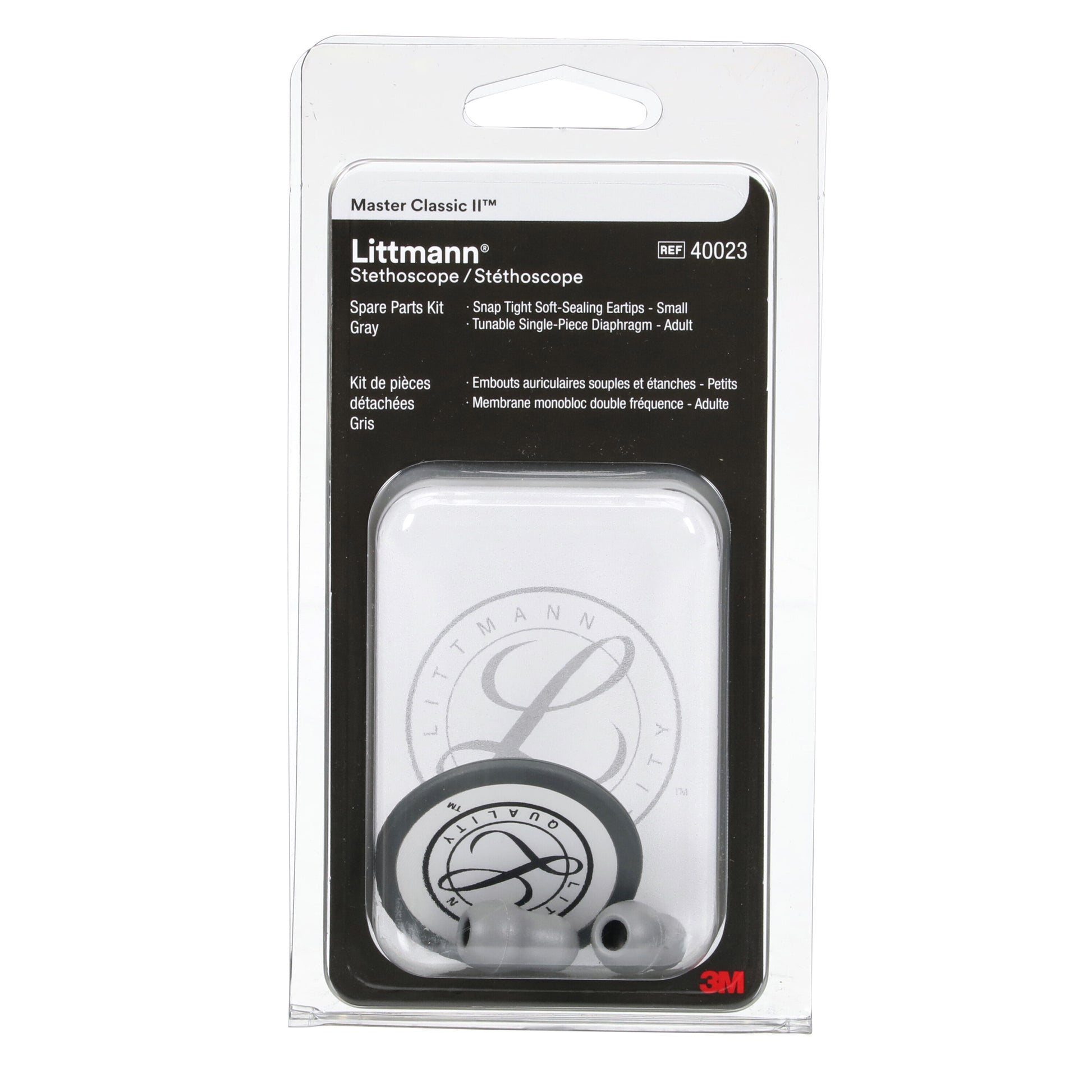 Slate Gray 3M™ Littmann® Stethoscope Spare Parts Kit, Master Classic™, Grey