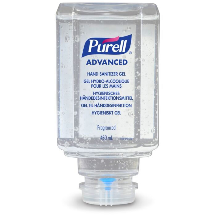 Light Gray Purell Advanced Hygienic Hand Rub ES1 Refill - 6/450ml (includes 3 Adapters)
