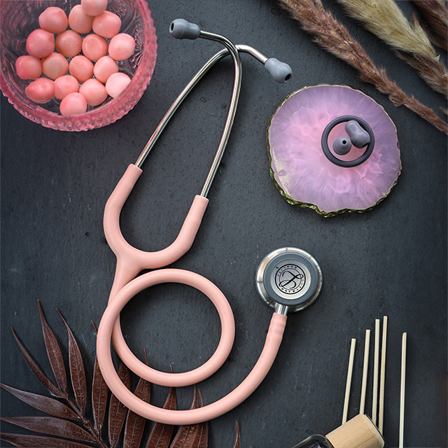 Littmann Classic III Monitoring Stethoscope: Satin Champagne Rose