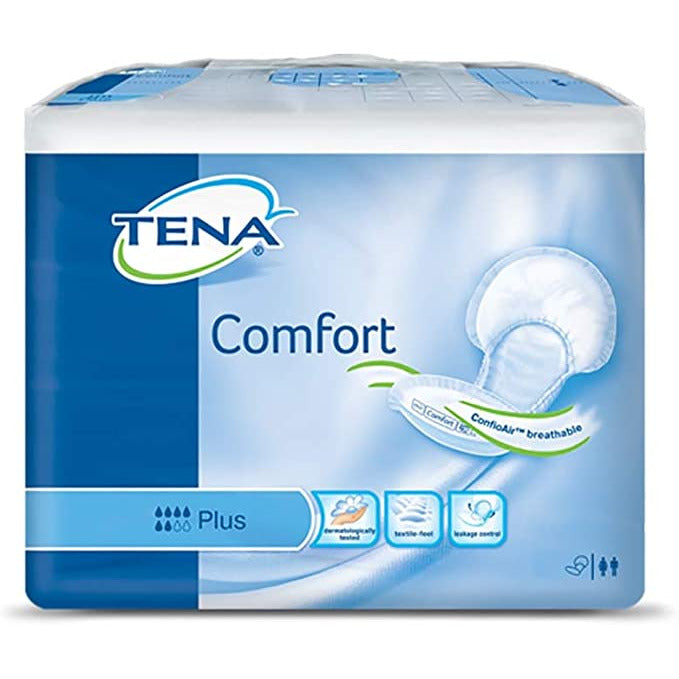 TENA 752846 Comfort Plus Incontinence Pads - Pack of 46 - Tena
