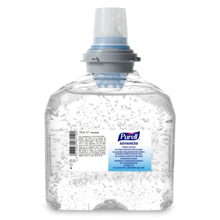 Light Gray Purell Advanced Hand Hygienic Hand Rub - TFX 1200ml