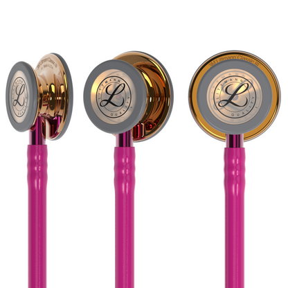 Littmann Classic III Monitoring Stethoscope: High Polish Copper & Raspberry - 5647