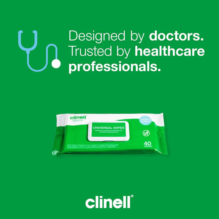 Clinell Universal Sanitising Wipes x 40