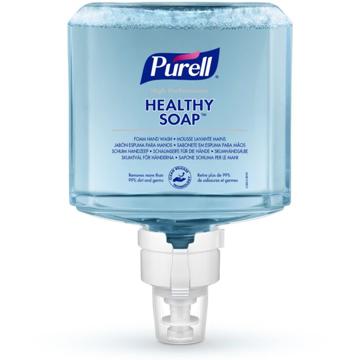 Light Blue Purell ES6 Healthy Soap High Performance Foam 
Hand Wash - Unfragranced - 1200ml