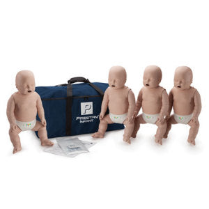 Rosy Brown Prestan Pro Training Manikin Infant w/CPR Monitor-Pack of 4