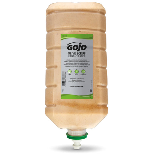 Tan GOJO PRO TDX Olive Scrub - 5000ml Refill