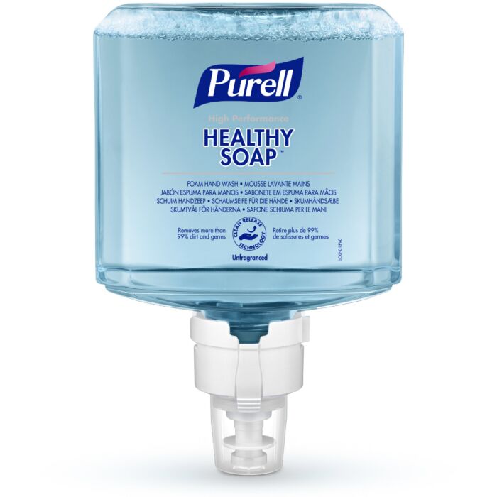 Light Blue Purell ES8 Healthy Soap High Performance Foam 
Hand Wash - Unfragranced - 1200ml