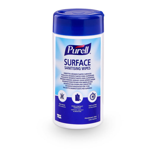 Midnight Blue Purell Surface Sanitising Wipes - 100 Wipes