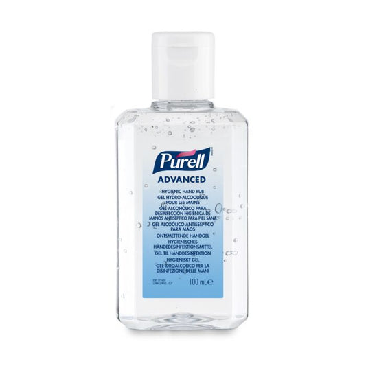 Lavender Purell Advanced Hygienic Hand Rub - 100ml Bottle