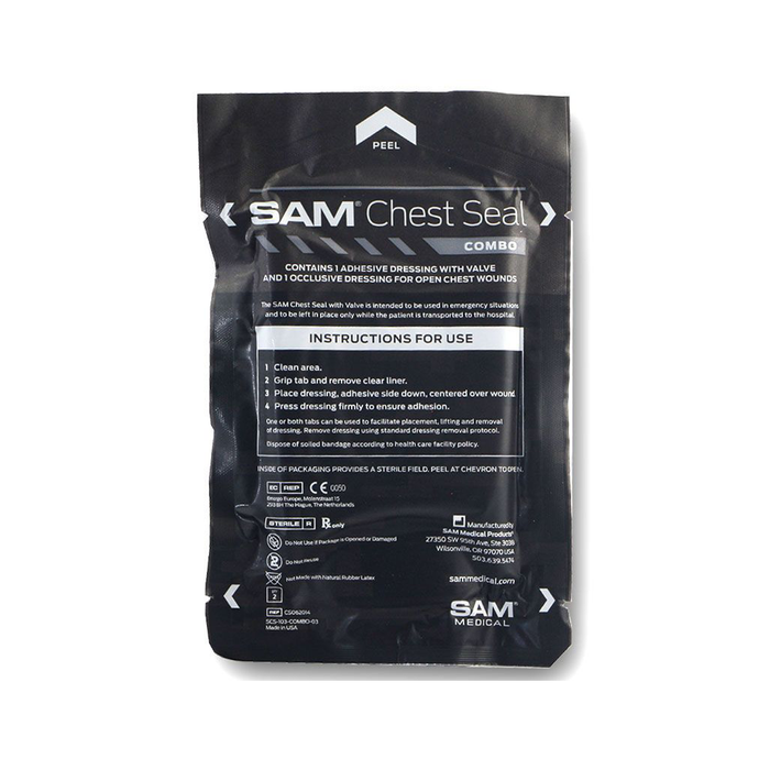 Dark Slate Gray SAM® Chest Seal Combo Pack