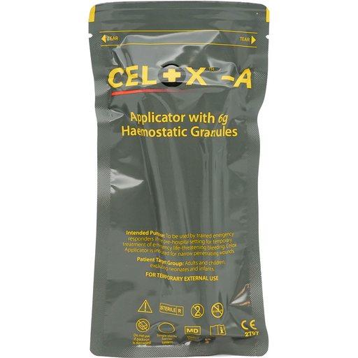 Dim Gray Celox-A 6g Pre-filled Haemostatic Granules Applicator