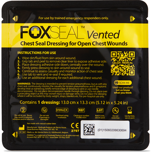 Goldenrod Foxseal Vented Chest Seal