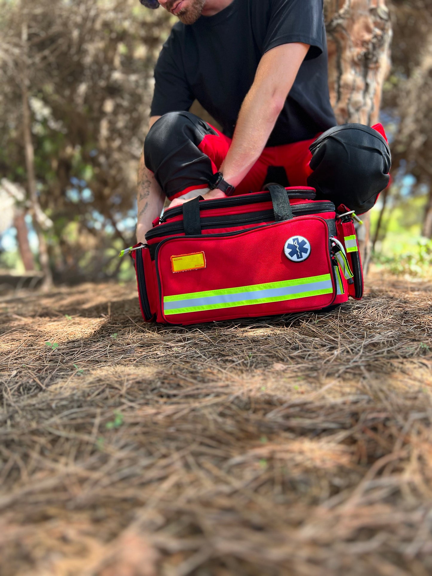 Elite Bags Basic Life Support Emergency Bag - Red Polyamide