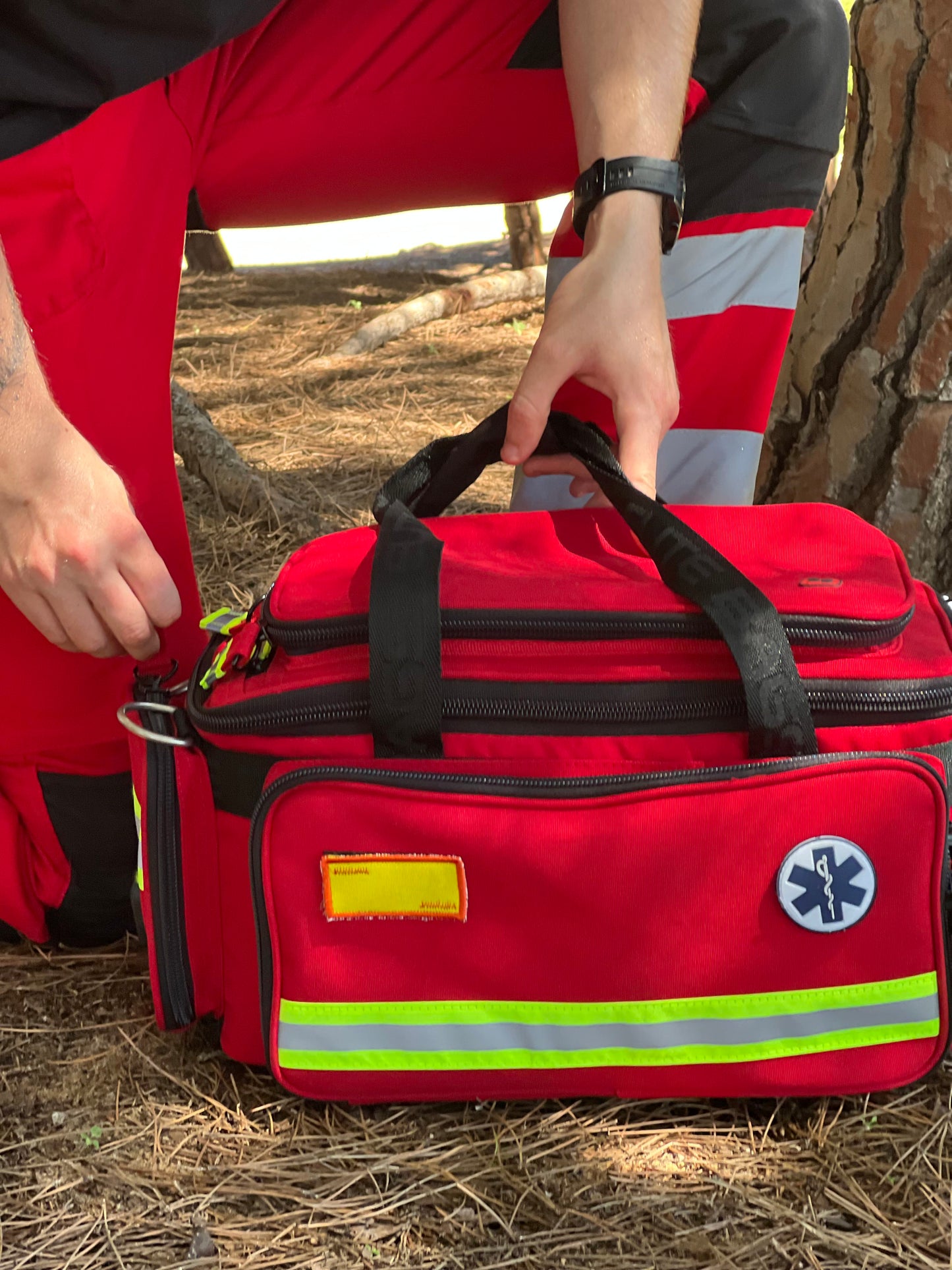 Elite Bags Basic Life Support Emergency Bag - Red Polyamide