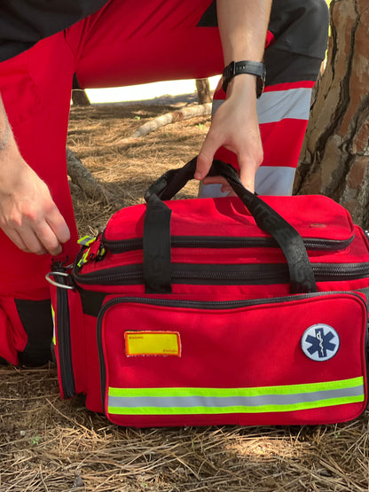 Elite Bags Basic Life Support Emergency Bag - Red Polyamide