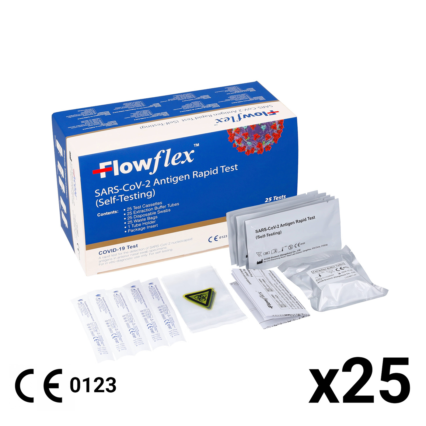 Flowflex Lateral Flow Test COVID19 Test Kits [Acon]