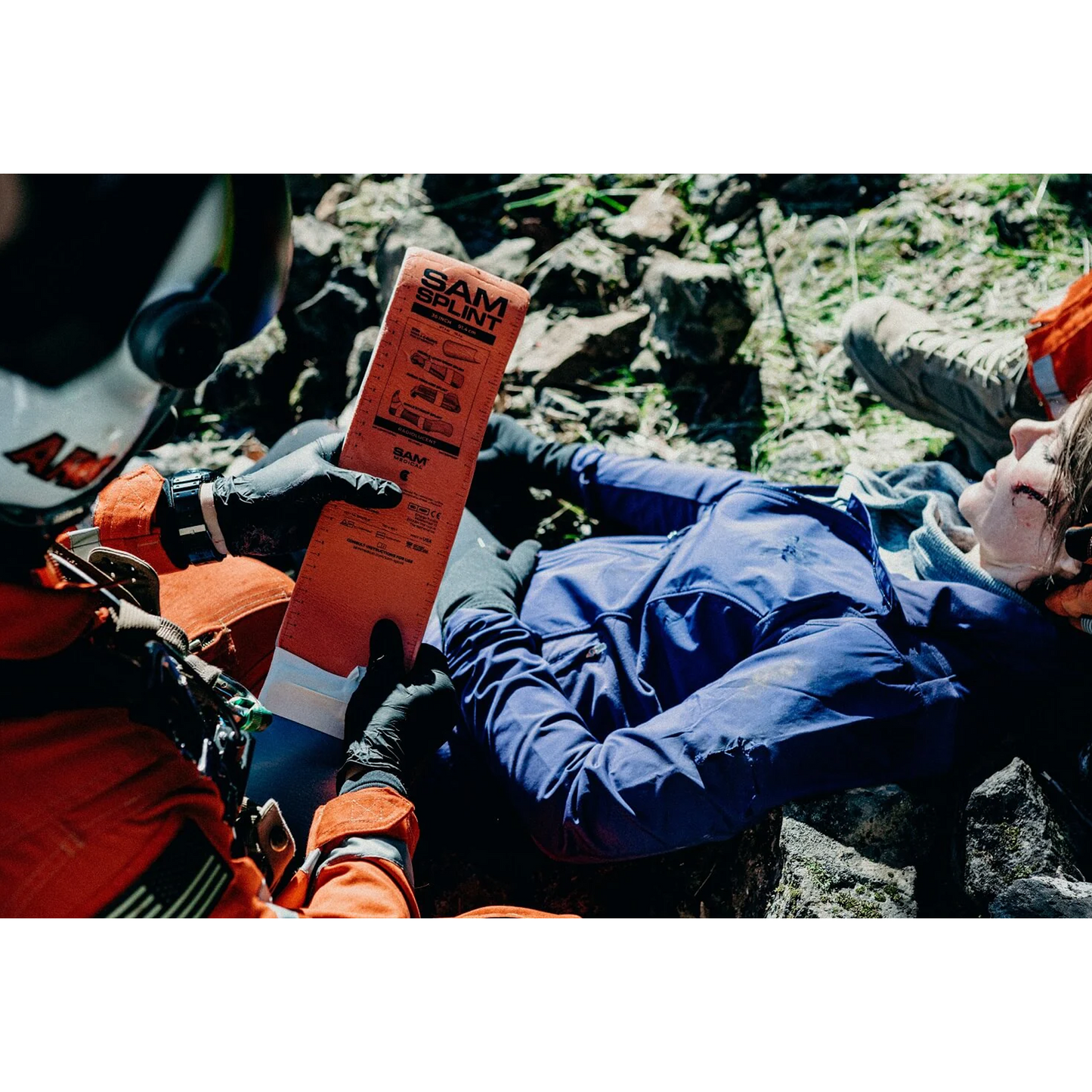 Dark Gray SAM® Splint 36" 91.4cm x 14cm XL - Charcoal