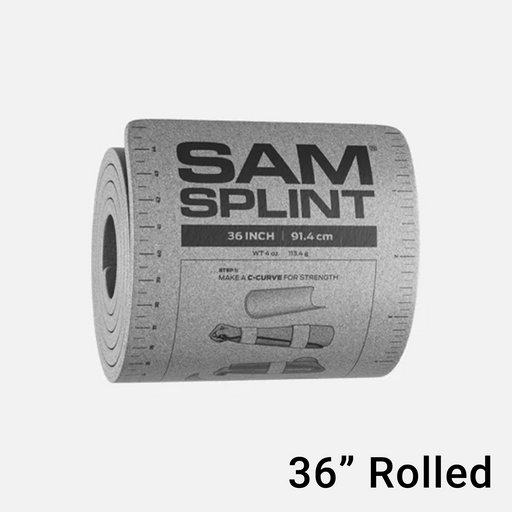 White Smoke SAM® Splint 36" 91.4cm x 10.8cm Large Rolled - Charcoal