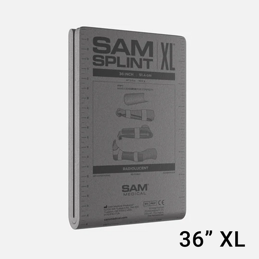 Lavender SAM® Splint 36" 91.4cm x 14cm XL - Charcoal