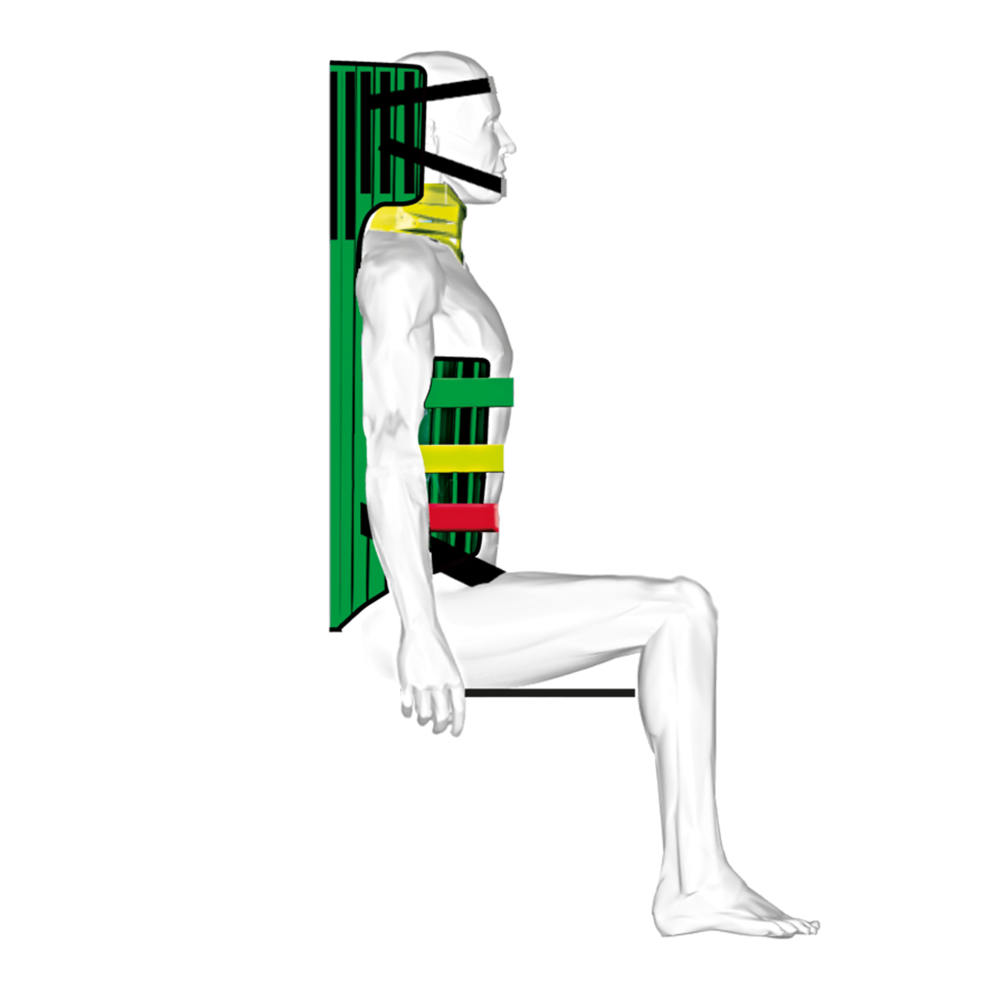 Light Gray SPENCER® SED Extraction Immobilisation Device