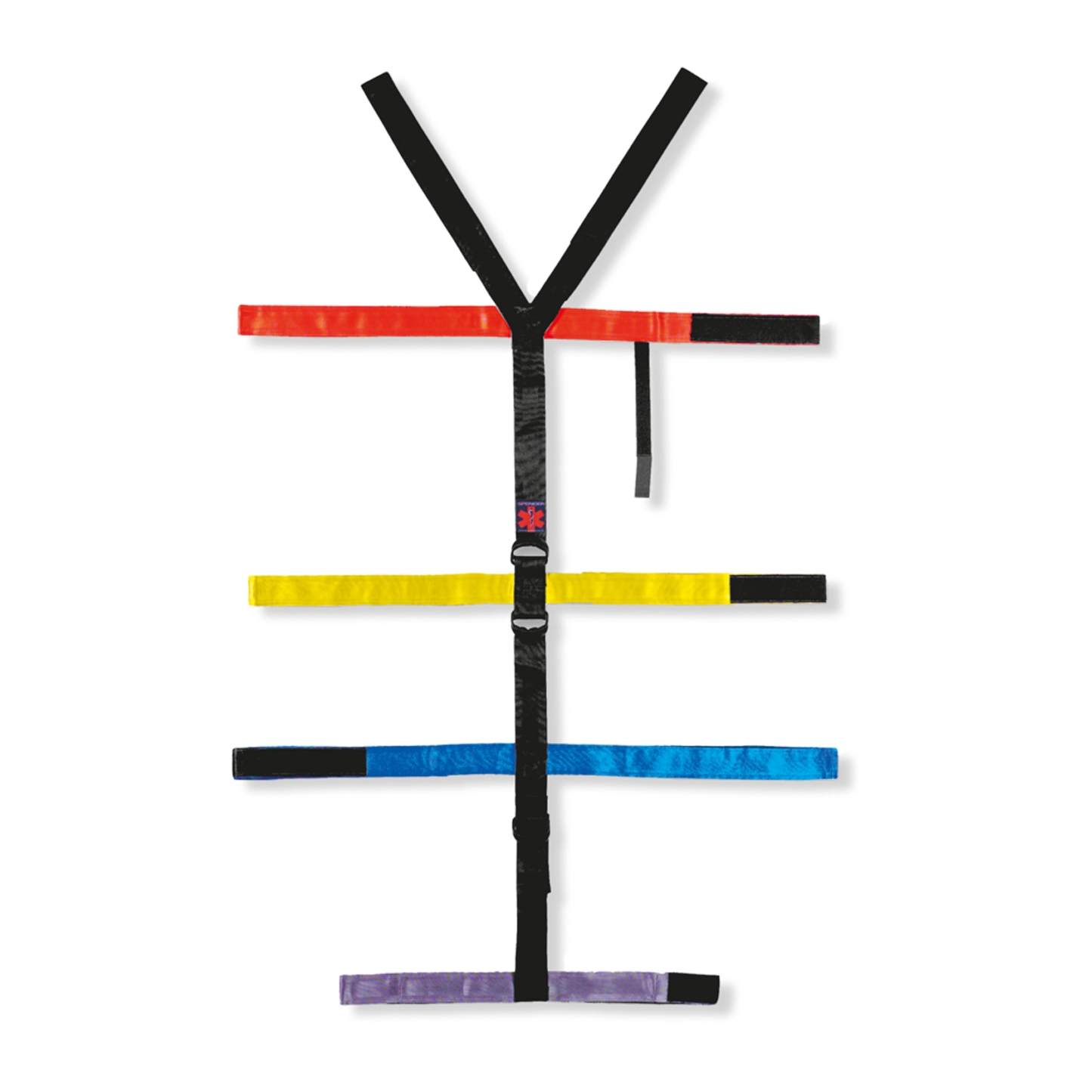 Dark Slate Gray SPENCER® T-Strap Spider Straps System For Spine Boards