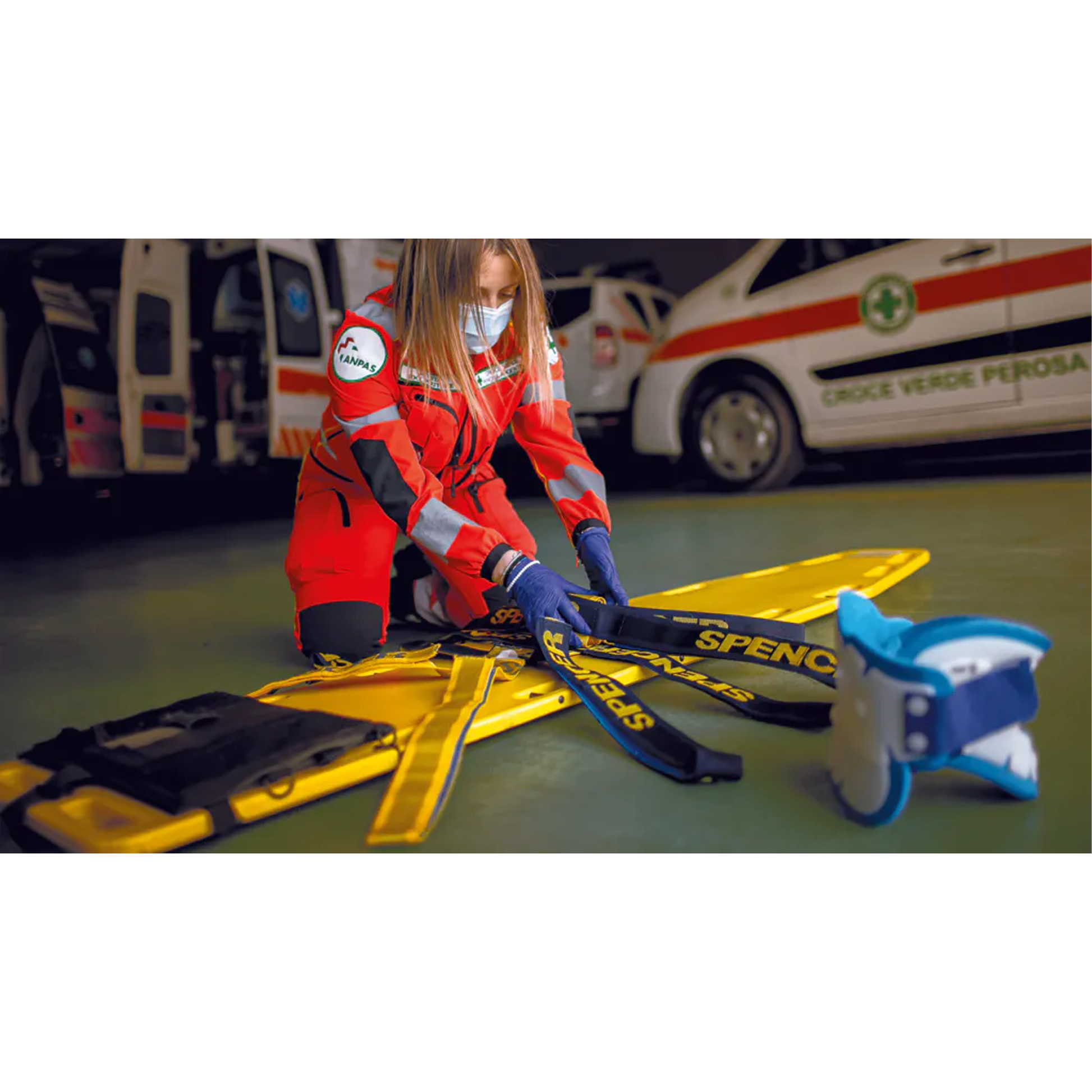 Dark Slate Gray SPENCER® Spider-Rock Straps System For Spine Boards