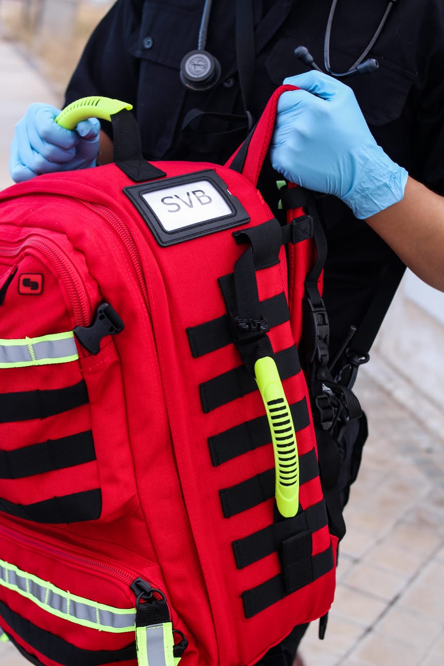 Elite Bags Rescue Tactical Backpack - Polyamide- Red
