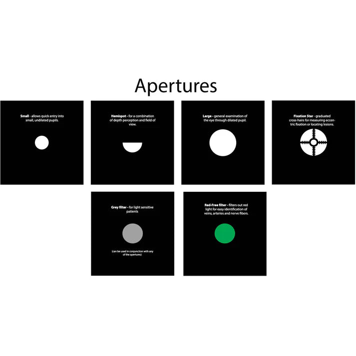 HEINE mini3000 2.5v LED Ophthalmoscope with Batteries