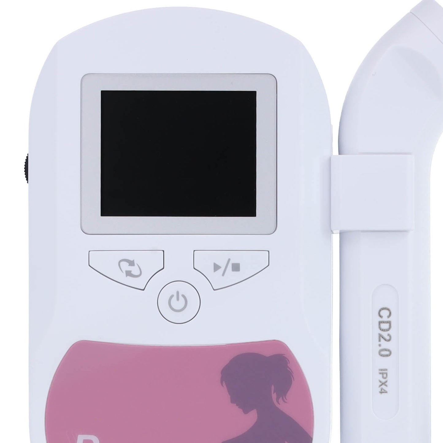 Light Gray Fetal Doppler (with 2 Mhz Probe) - Contec