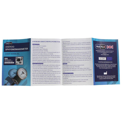 MediPro Aneroid 2 Tubes Sphygmomanometer - Black