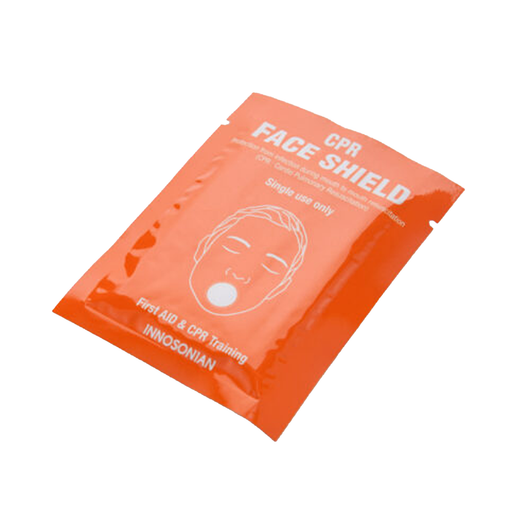 Dark Salmon Face Shields For Brayden Adult Manikins - 10 Pack