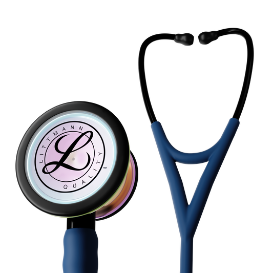 Littmann Cardiology IV Diagnostic Stethoscope: Satin Navy Blue Tube 6242C