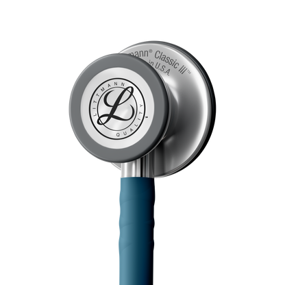 Littmann Classic III Monitoring Stethoscope: Satin Caribbean Blue Tube 5623C
