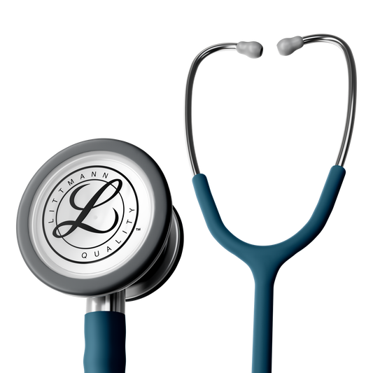 Littmann Classic III Monitoring Stethoscope: Satin Caribbean Blue Tube 5623C
