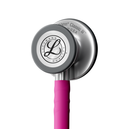 Littmann Classic III Monitoring Stethoscope: Satin Raspberry Tube 5648C