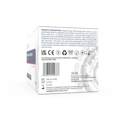 Type IIR Surgical Face Mask x 50 - Blue