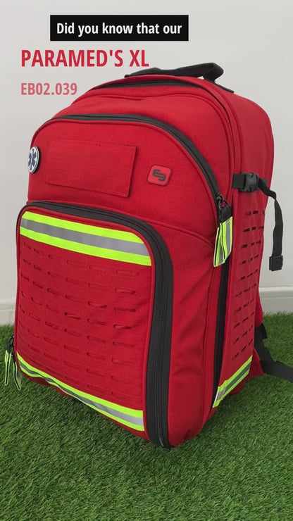 Paramed's - Big Sized Rescue and Tactical Backpack - Red