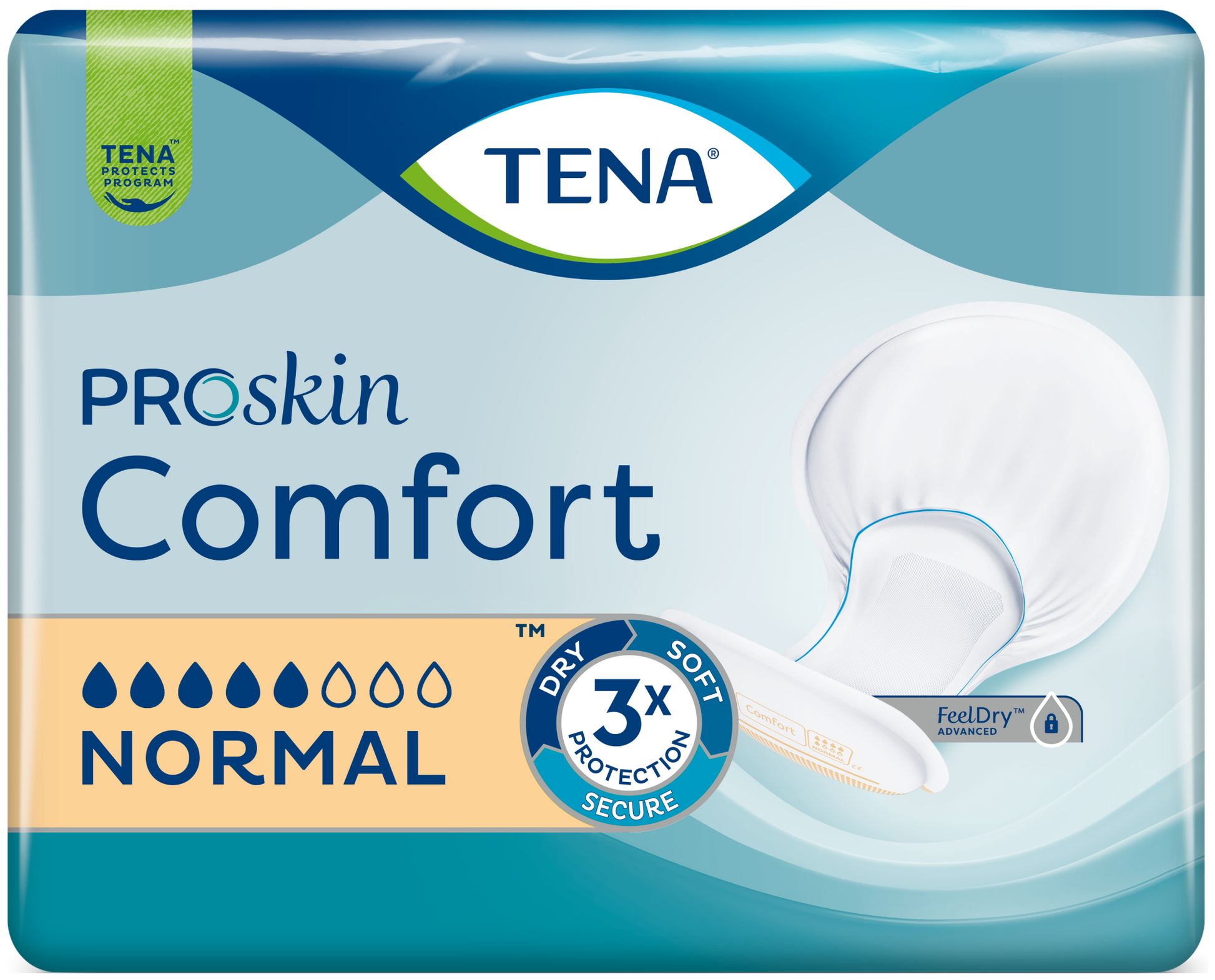 TENA ProSkin Comfort Normal - Pack of 42 - 