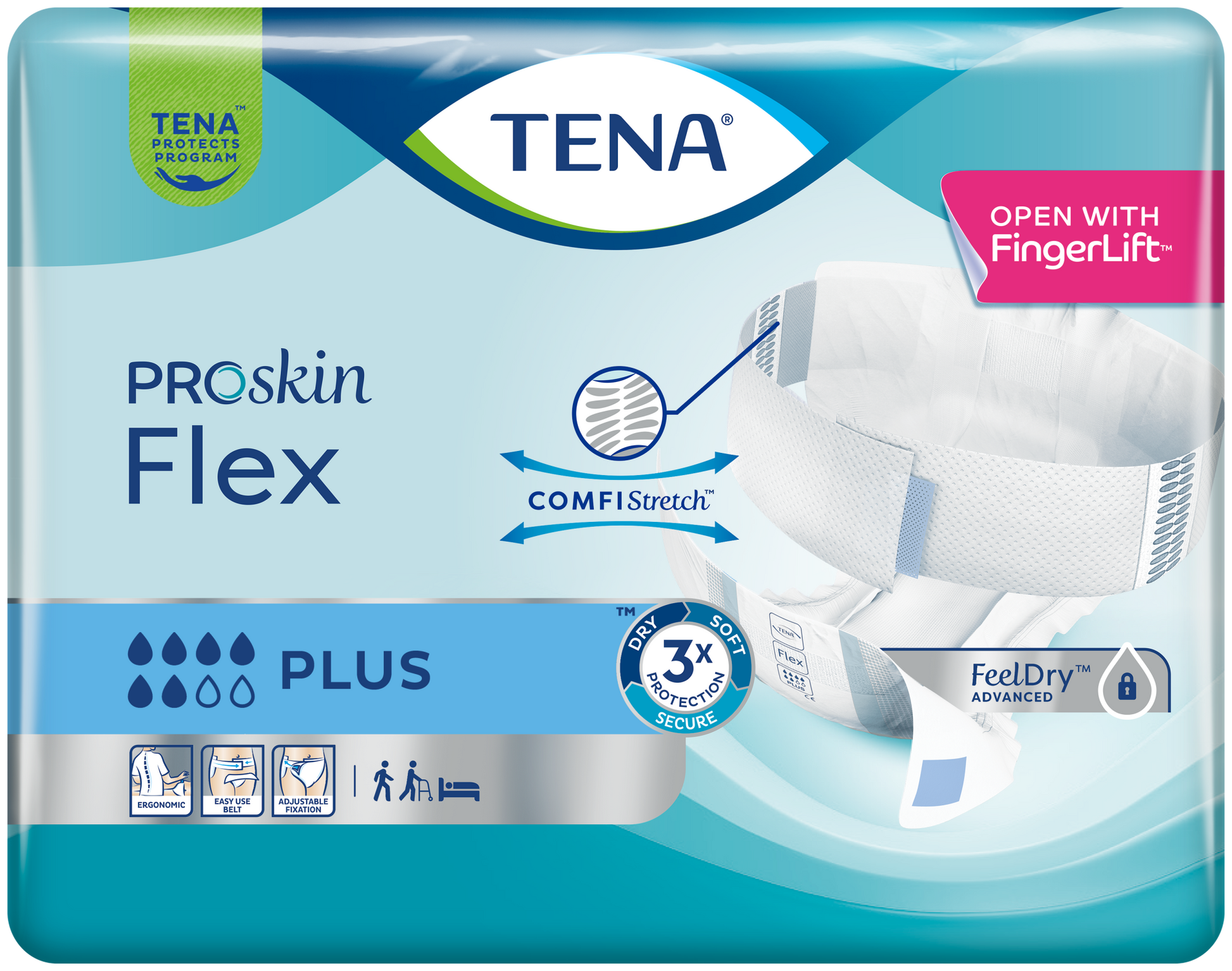 TENA ProSkin Flex Plus - Medium - Pack of 30 - 
