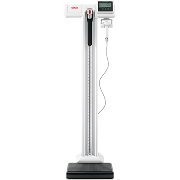 Light Gray seca 787 - EMR-Validated Column Scale with Eye-Level Display