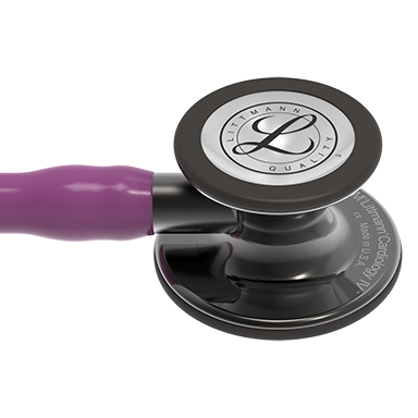 Dark Slate Gray Littmann Cardiology IV Diagnostic Stethoscope: Plum & Smoke 6166