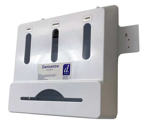 Light Gray DANICENTRE Standard Glove & Apron Dispenser