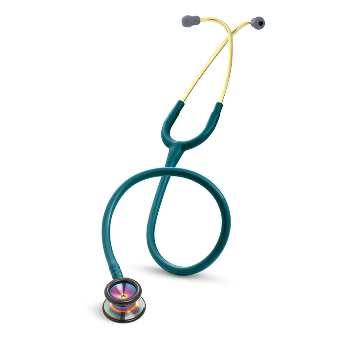 Dark Slate Gray Littmann Classic II Paediatric Stethoscope: Caribbean Blue Rainbow 2153
