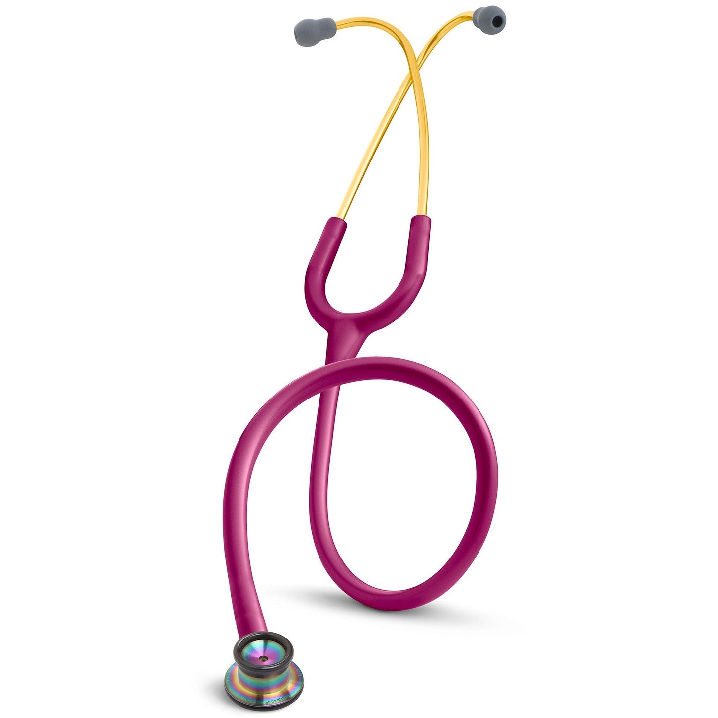 Maroon Littmann Classic II Infant Stethoscope: Raspberry Rainbow 2157