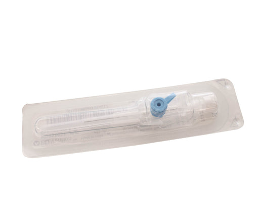 Light Gray BD Venflon Peripheral IV Catheter Ported 22G, 25mm  (Single) Winged