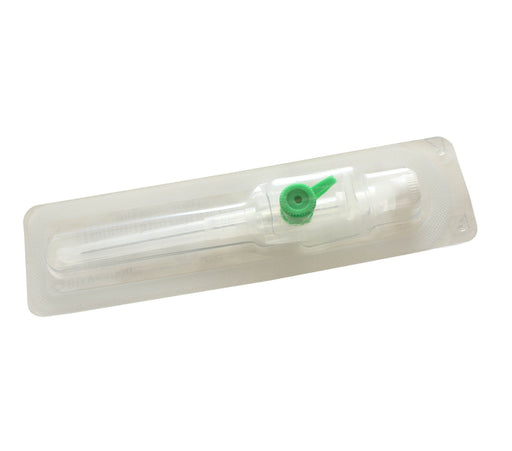 Light Gray BD Venflon Peripheral IV Catheter Ported 18G, 45mm (Single) Winged