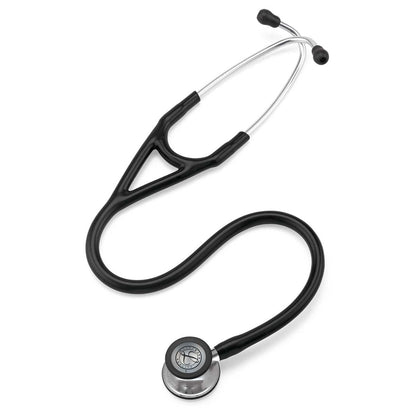 Light Gray 3M Littmann Cardiology IV Stethoscope Black - Mirror-Finish Chestpiece - 6177