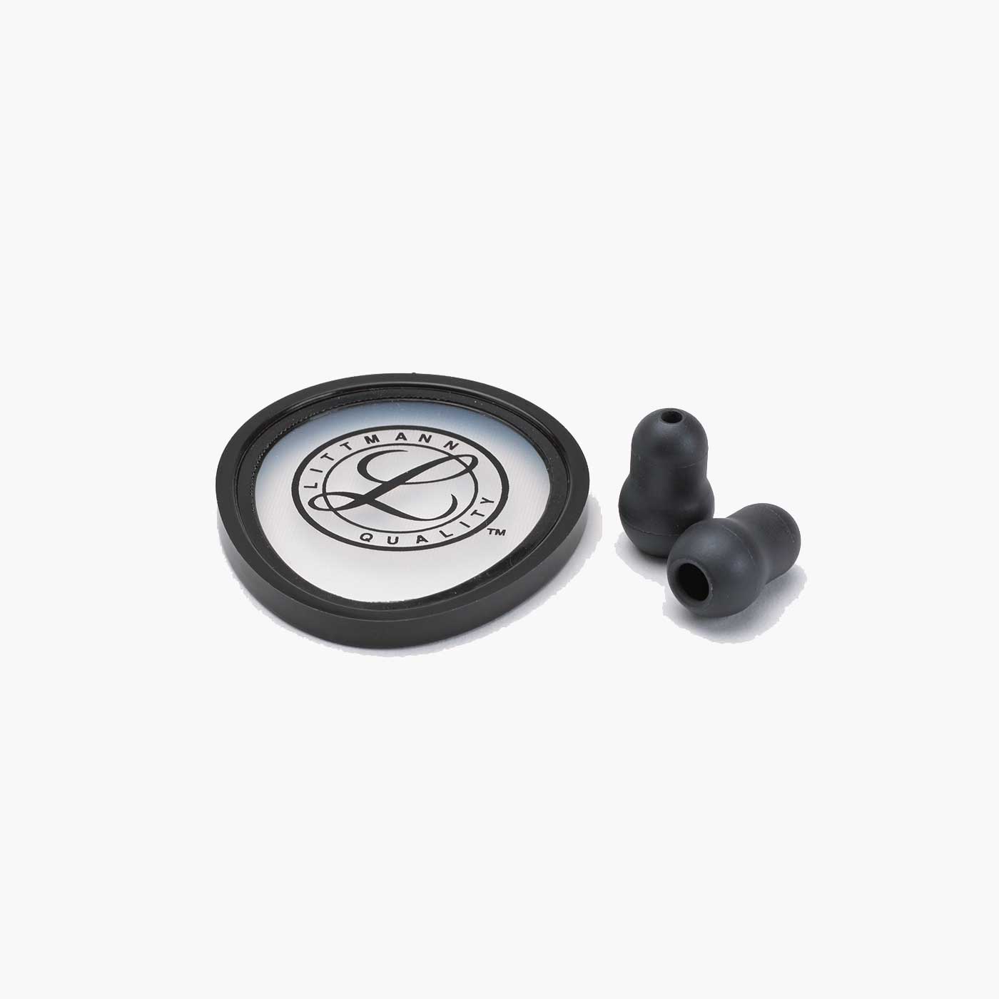 Snow 3M™ Littmann® Stethoscope Spare Parts Kit, Cardiology S.T.C, Black